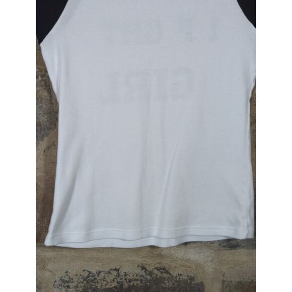 Cafe Press Top Woman's Medium White Black‎ I Fight Like A Girl Cancer Graphic - Picture 8 of 10